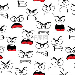 愤怒的表情图片_卡通式的抱怨和愤怒的表情天衣无