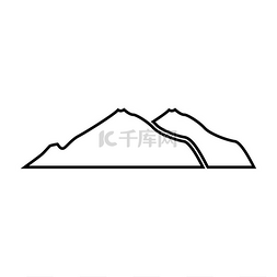 山地的标志图片_山地标志