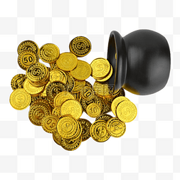 金色金币金属货币