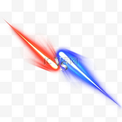 红蓝动态光束vs光效