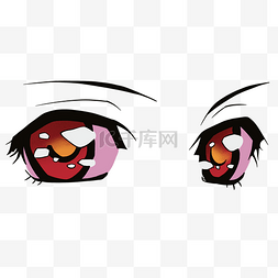 瞳孔漫画二次元眼睛眼神双眼