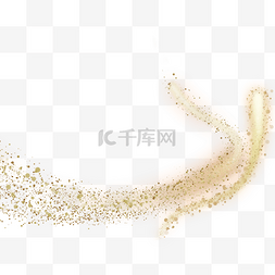 金色科技粒子图片_金色抽象光效粒子科技效果