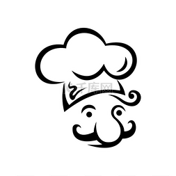 厨卫电器logo图片_格鲁吉亚面包师或戴着隔离帽烹饪