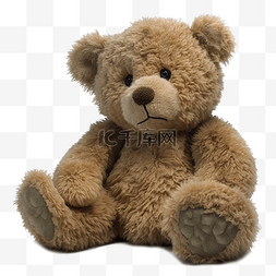 玩偶免抠素材图片_一只泰迪熊玩偶素材