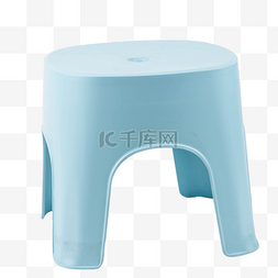 蓝色塑料小凳子