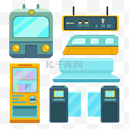 交通工具地铁图片_地铁站电梯火车闸机现代科技