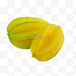 黄色的杨桃图片_杨桃营养颜色食品
