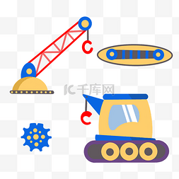 套车图片_施工车机械设备套图