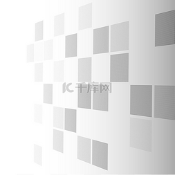 电脑未来科技图片_抽象的高科技白色背景透视。