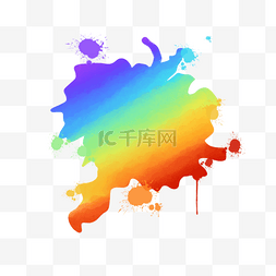 拼底纹图片_拼色彩虹装饰画