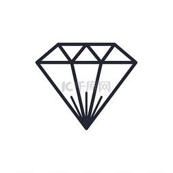 矢量钻石素材图片_珍贵的钻石宝石主题矢量艺术插画