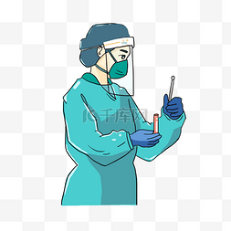 护士疫情图片_医疗医护人员护士做核酸