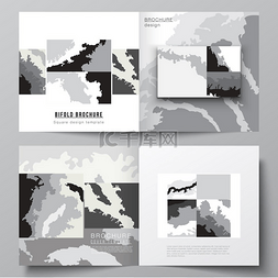 封面设计书籍图片_方形设计双折小册子、传单、杂志
