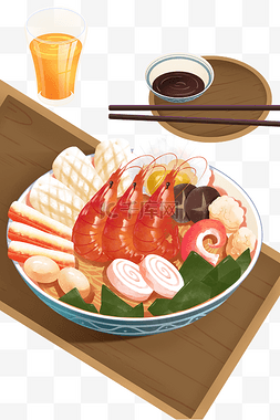 咖喱鱼丸图片_美食鱼丸面食饮料食物特色