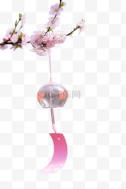 日本樱花樱花树风铃挂饰