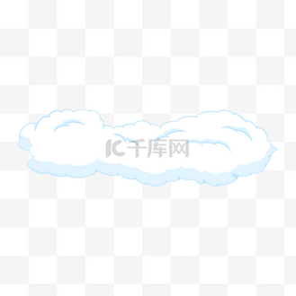 卡通云朵月亮个人vip和企业vip免费下载gif动图卡通白色云朵白云随风