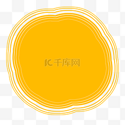 多线操作图片_黄色圆圈多层圆线