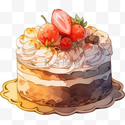 巧克力生日蛋糕图片_卡通生日蛋糕水果蛋糕
