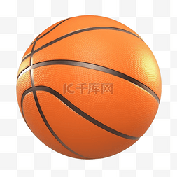 扁平卡通免抠图素材篮球