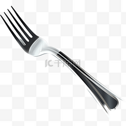 叉子银色西餐餐具