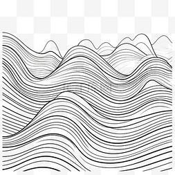 找到规律图片_国潮规律波浪背景条纹