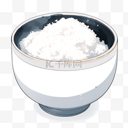 一碗手绘图片_米饭白米饭一碗米饭