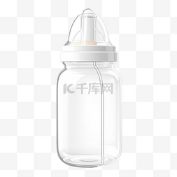 奶瓶奶瓶图片_手绘插画风免抠元素奶瓶