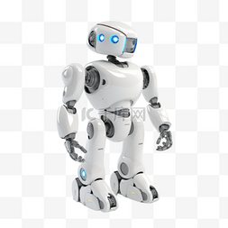 智能3d机器人图片_卡通手绘3D机器人