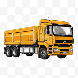 卡通翻斗车