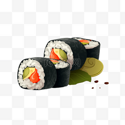 吃货认证图片_几块寿司食物美食餐饮零食吃货吃