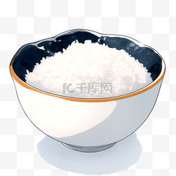 碗素材图片_米饭白米饭一碗米饭