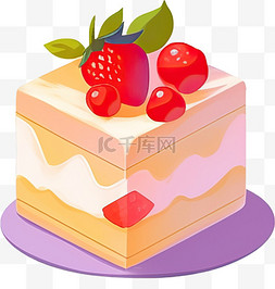 png小蛋糕图片_切块蛋糕小蛋糕水果蛋糕