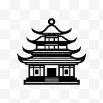 风格多层建筑logo