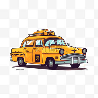 手绘出租车图片_手绘出租车素材-手绘出租车图片大全-千库网