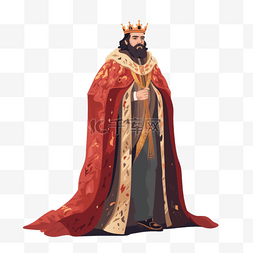 国王王国图片_卡通手绘国王人物