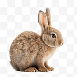 免扣兔子图片_一只兔子免扣元素