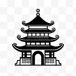 风格建筑简单logo