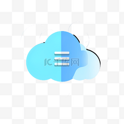 蓝色云端图片_蓝色高科技云端数据