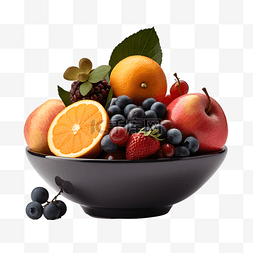 碗装的水果图片_一大碗美味的水果