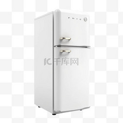 电冰箱图片_手绘插画风免抠元素电冰箱