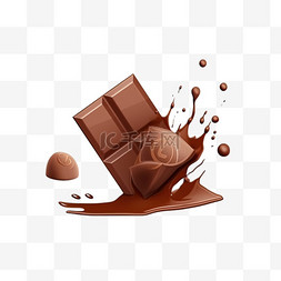手绘巧克力甜品图片_卡通手绘甜品巧克力