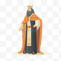 国王王国图片_卡通手绘国王人物