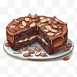 数字蛋糕数字图片_卡通手绘甜品蛋糕