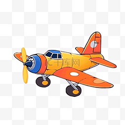 纸飞机小孩图片_卡通元素小飞机手绘风格