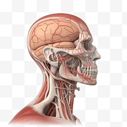 人体器官组织图片_医疗医学人体器官组织头骨