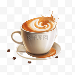 饮品咖啡图片_卡通手绘饮品咖啡