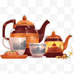 欧式茶壶图片_欧式卡通红茶茶具