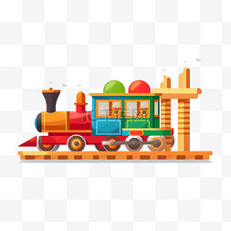 火车头积木玩具儿童节六一礼盒礼