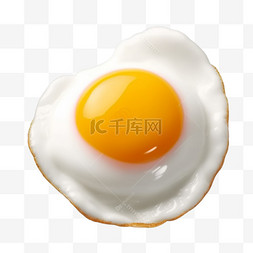 鸡蛋煎图片_卡通手绘煎鸡蛋营养食品