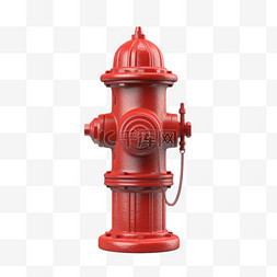 救援图片_卡通手绘消防救援消防栓